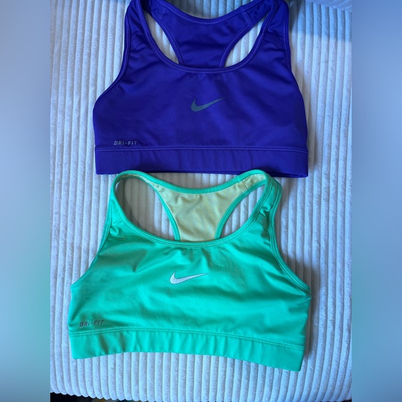 Nike Women's sport bras - Purple and Green - Picture 1 of 4
